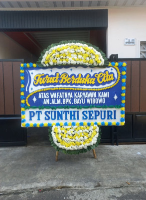Papan Bunga Duka di Buaran Indah
