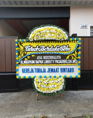 Papan Bunga Duka di Buaran Indah
